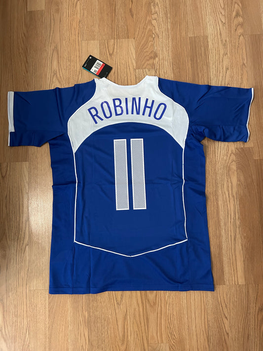 2004 Brazil Away (Robinho 🎩🪄) #11