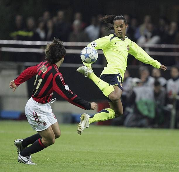 Barcelona away highlighter retro jersey