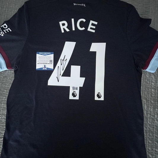 WEST HAM UNITED 2021 2022 Third Jersey (SIGNED) Umbro Sz L (AUTHENTICATED)