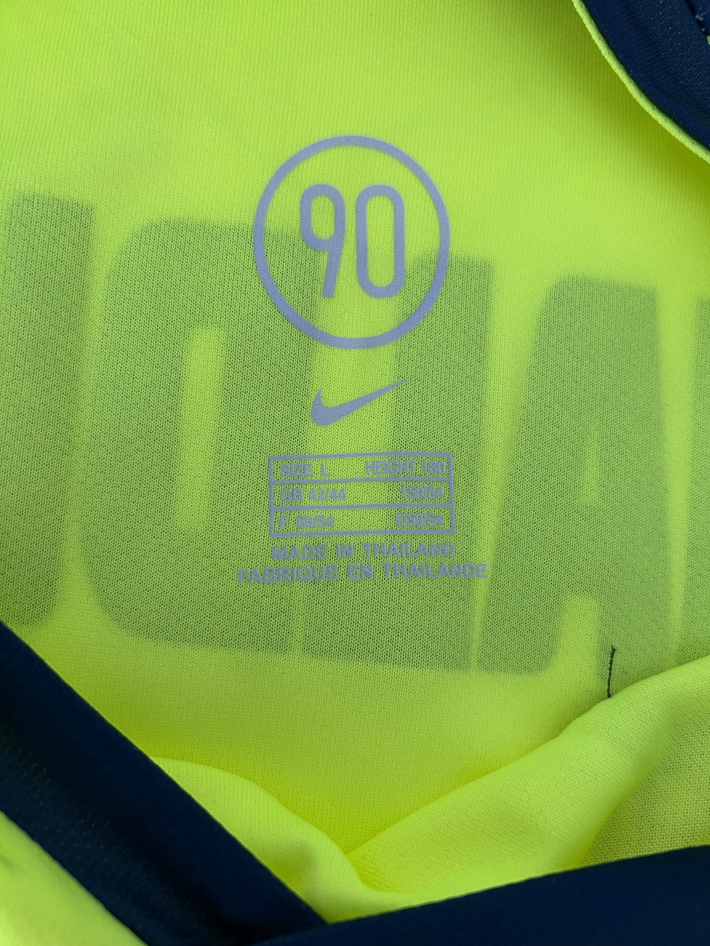 Barcelona away highlighter retro jersey
