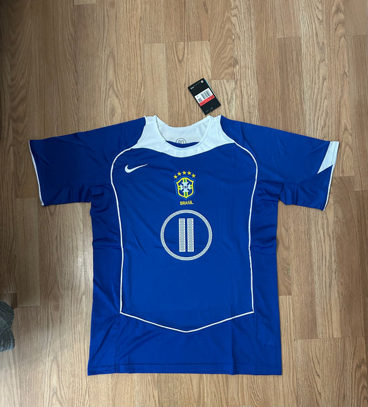 2004 Brazil Away (Robinho 🎩🪄) #11
